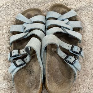 Blue Birkenstock 38